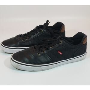 Levi's Men's Black/White Sneaker Size 10 US